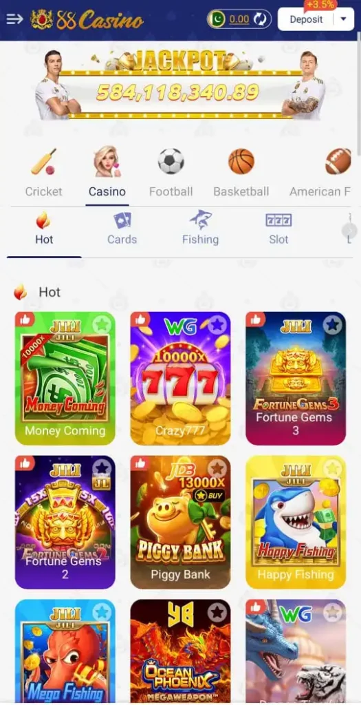 88 casino download